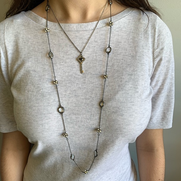 Stella & Dot Clover Key Necklace - Picture 4 of 4